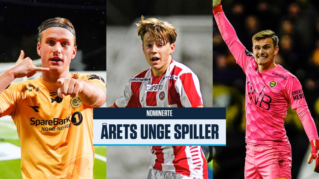 De nominerte til årets unge spiller i Eliteserien 2021