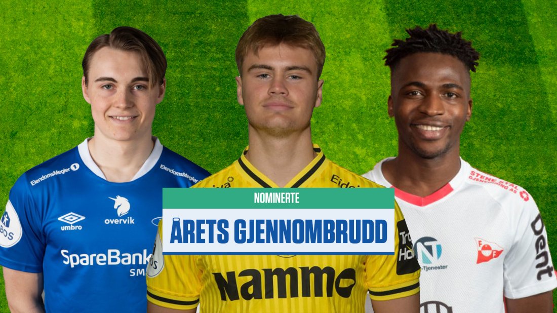 Nominerte årtes gjennombrudd i OBOS-ligaen